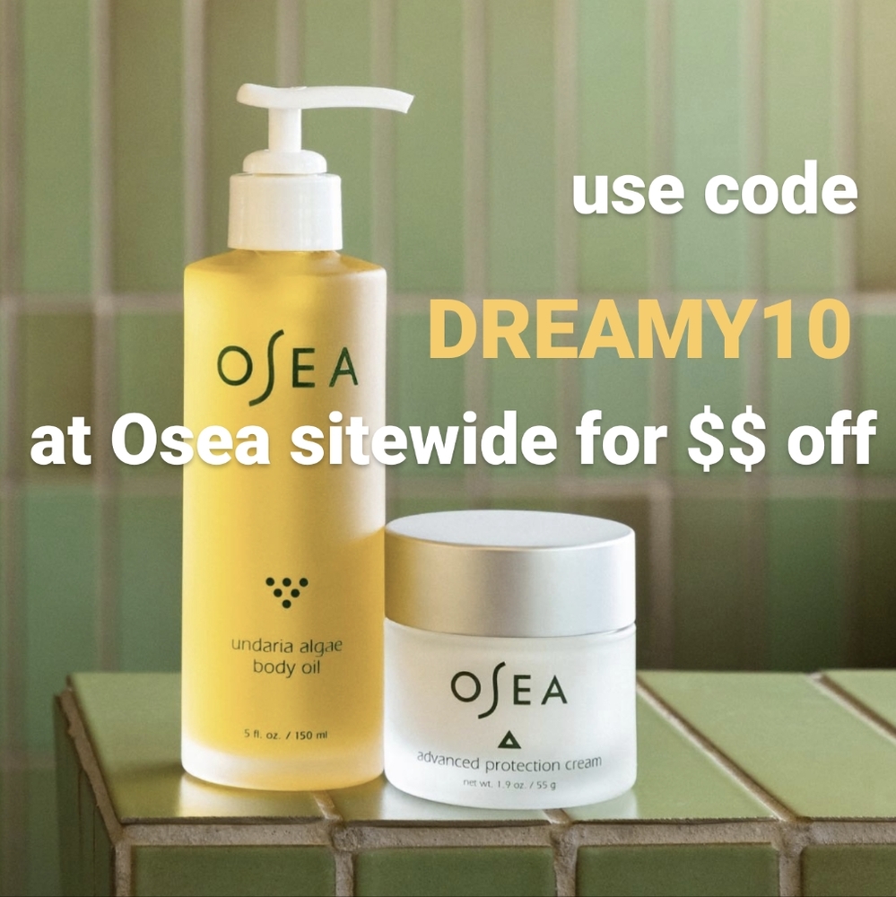 🆕 OSEA Sitewide discount code